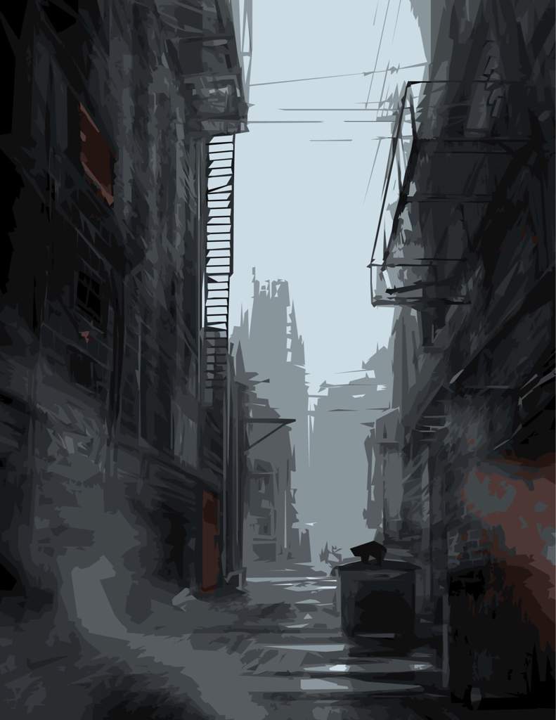 [無料ダウンロード！ √] anime alleyway drawing 330108