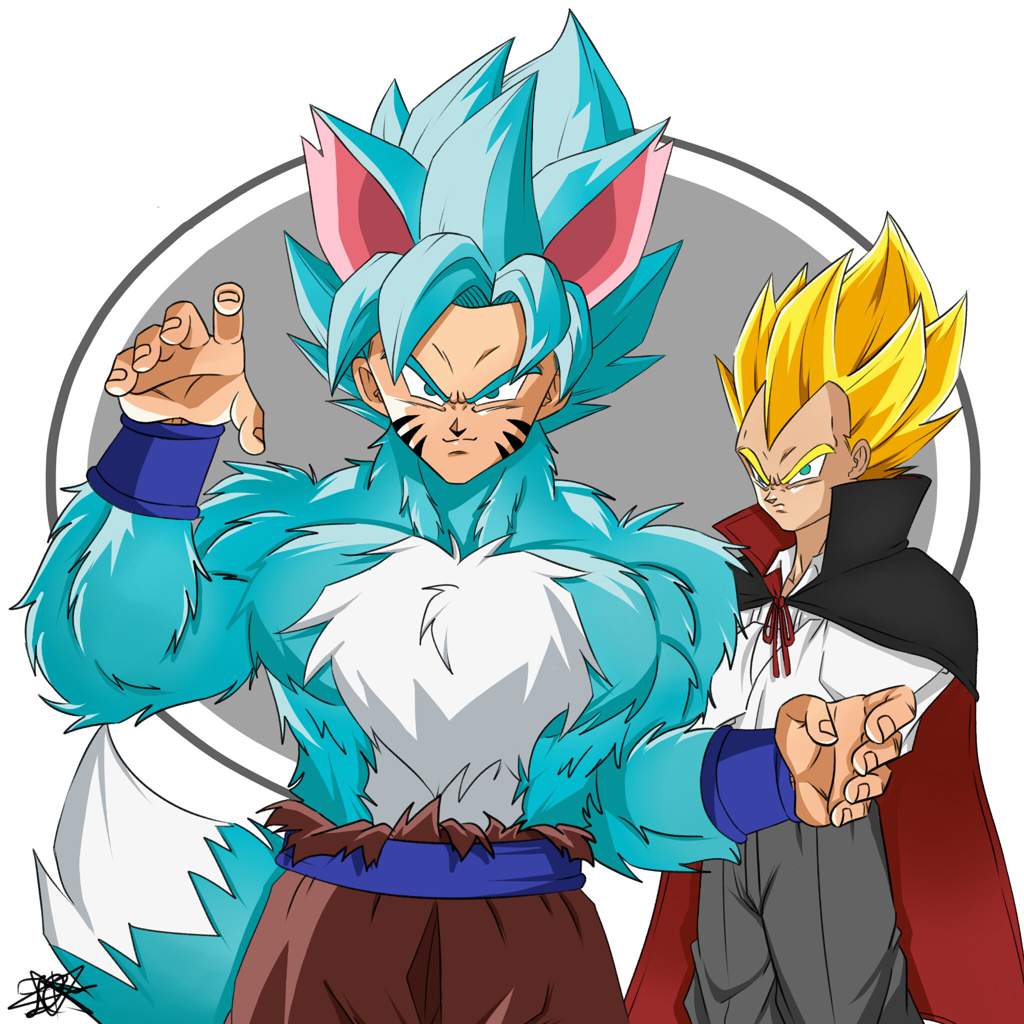 Wolf Goku & Vampire Vegeta | DragonBallZ Amino