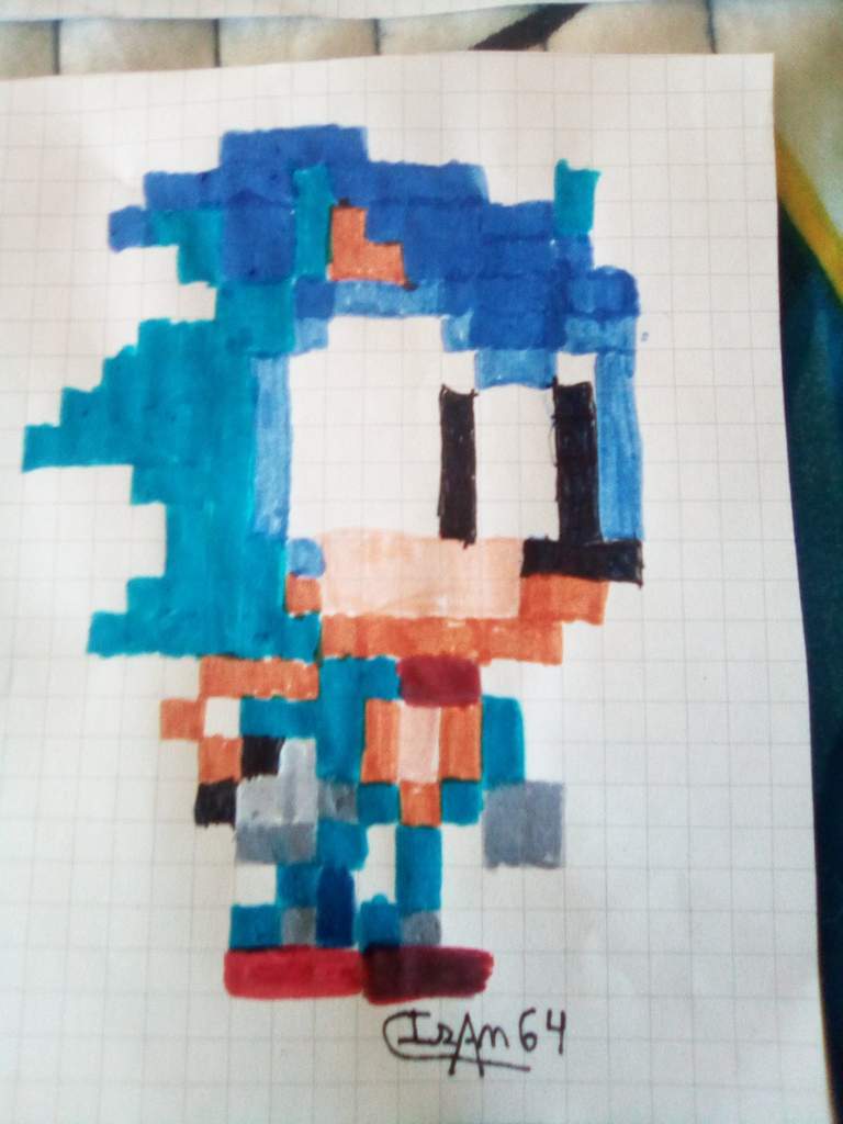 Pixel Art De Sonic Parte 1 Sonic The Hedgehog Oficial Amino 5964