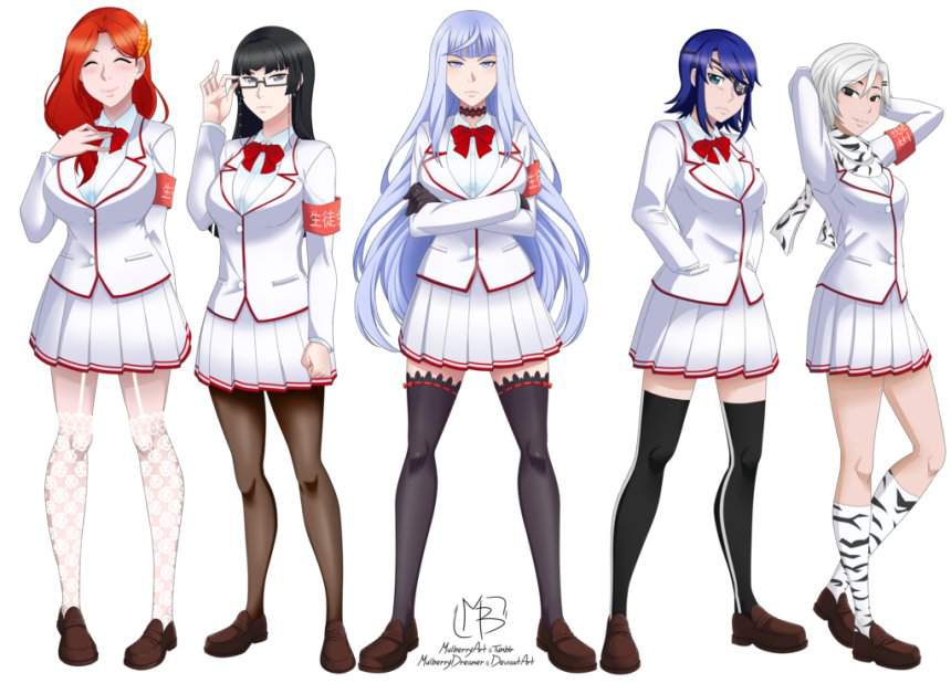 Dibujo tradicional del consejo estudiantil | Yandere Simulator 💌 Amino ...