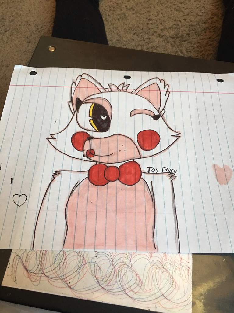 Toy Foxy drawing | Five Nights At Freddy's Amino