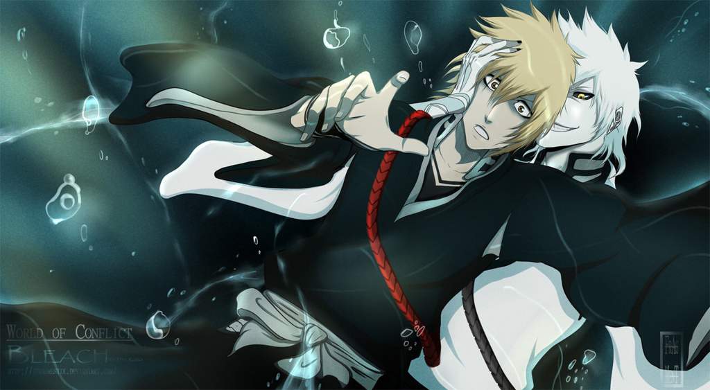 Ichigo And White Ichigo Bleach Amino