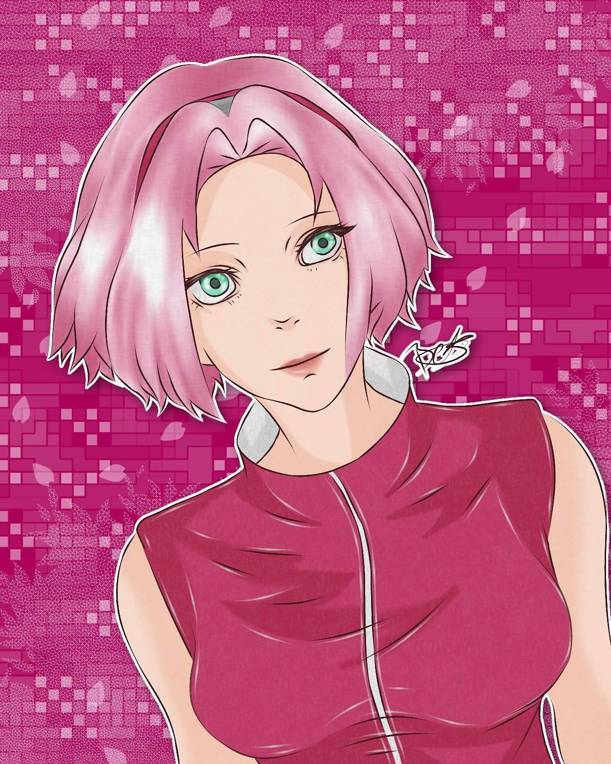 Sakura Haruno || Digital Fanart | Anime Amino