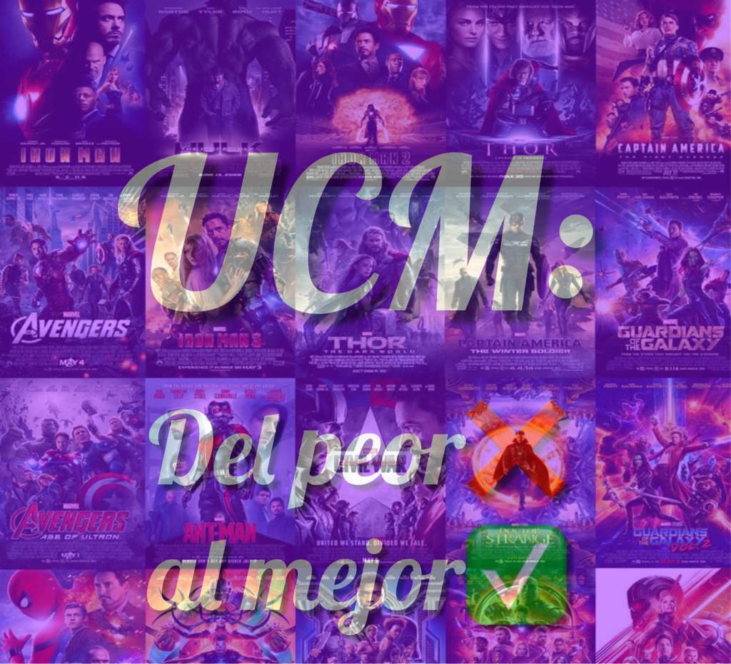 Peliculas Del UCM- De La Peor A La Mejor | •Cómics• Amino