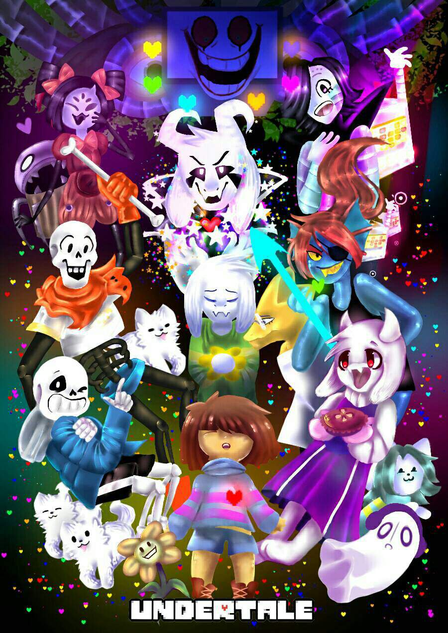 [OLD]Undertale poster speedpaint that I accidently found on my old ...
