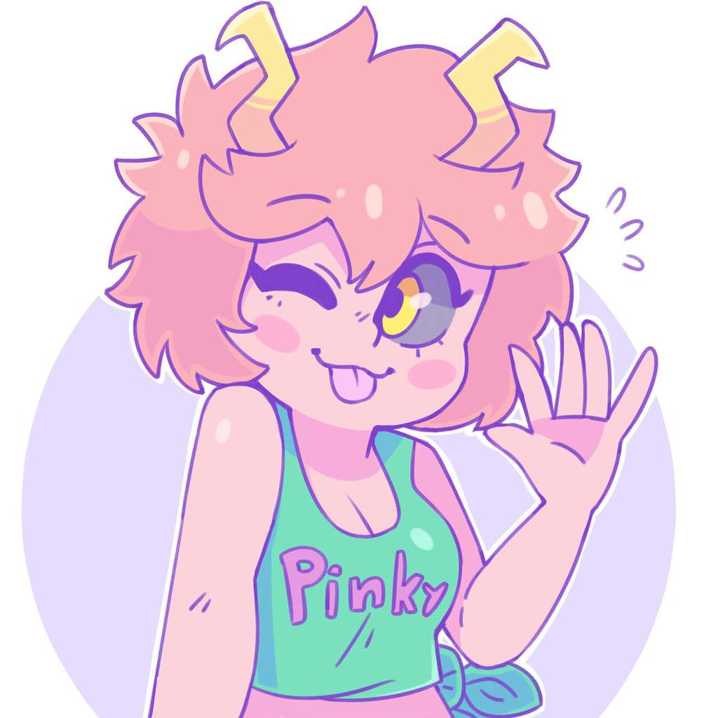 Ashido Mina fanart painting process | Anime Amino