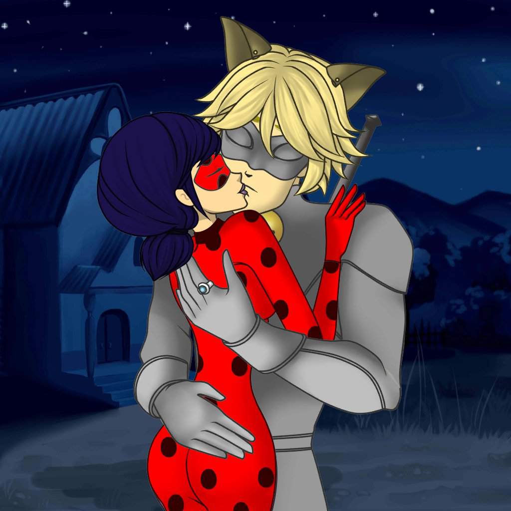 Miraculous Ladybug And Cat Noir Kissing Wallpaper Sexiz Pix