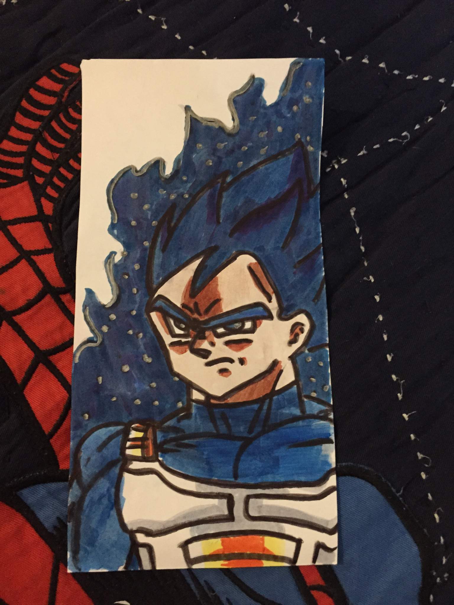 Vegeta ssjblue drawing | DragonBallZ Amino