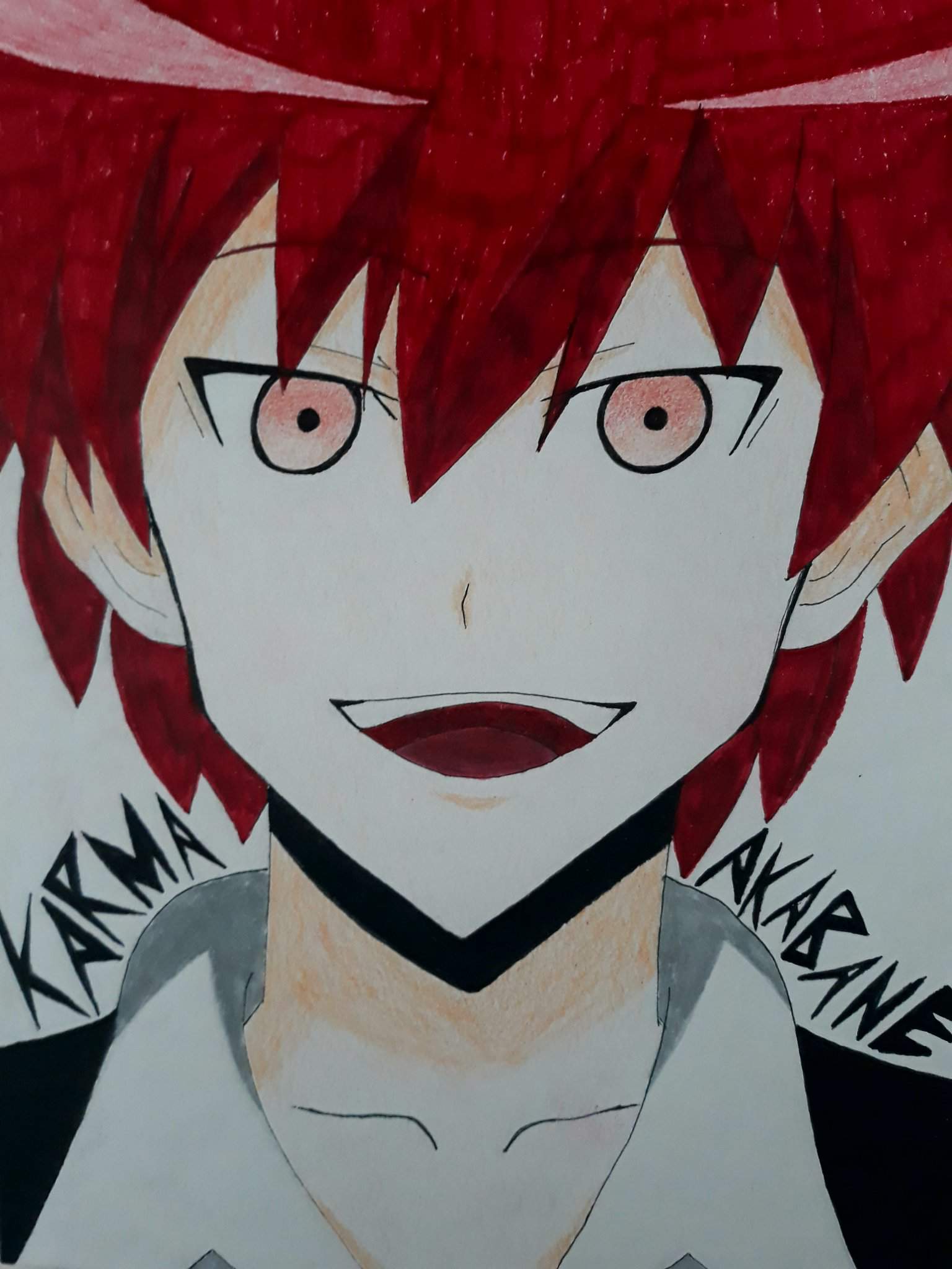 Assasination Classroom - Karma Akabane (ART) 🗡 | Anime Amino