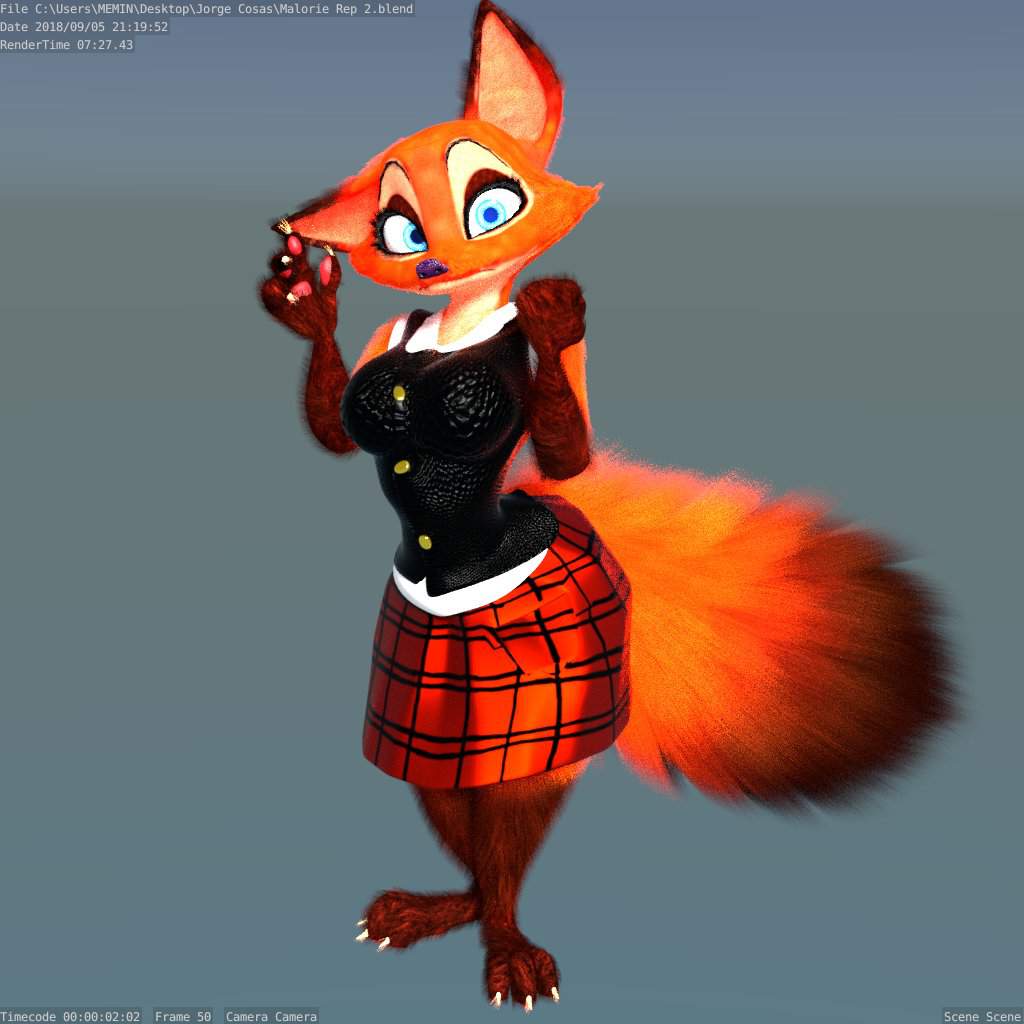 My OC 3D Model | Furry Amino