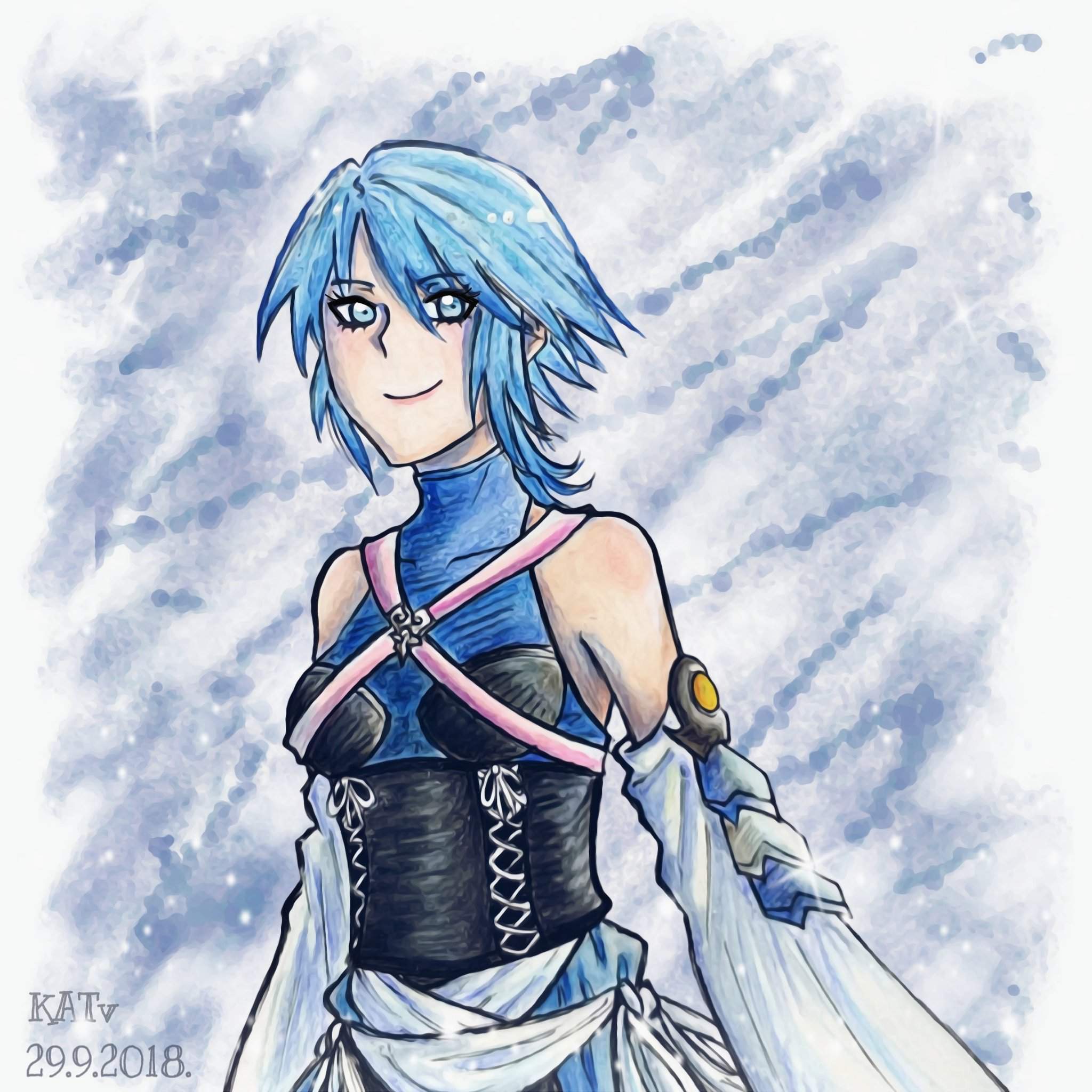 My annual Aqua fanart (2015-2018) | Kingdom Hearts Amino