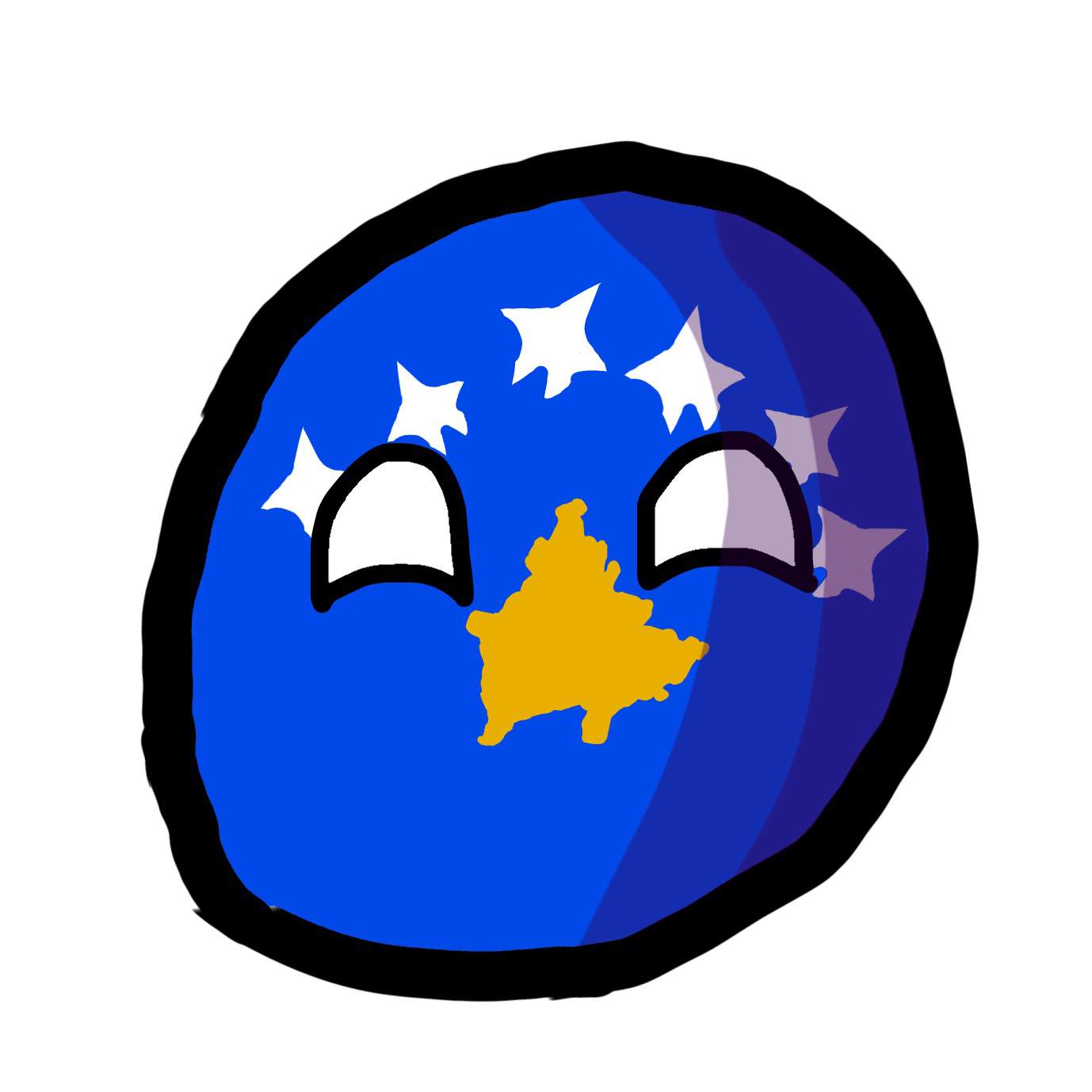 Kosovo Ball | Wiki | Mapping - Polandball Amino Amino