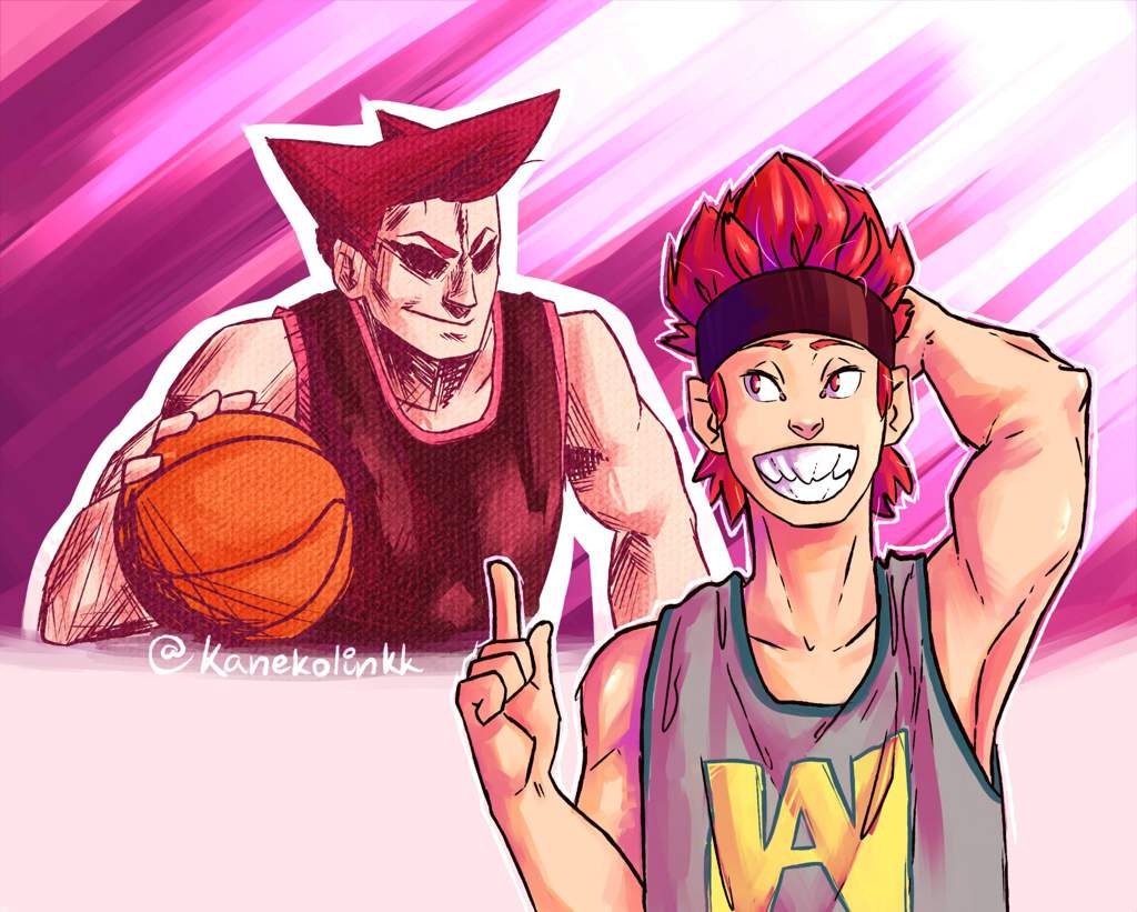 Kirishima Eijirou Crimson Riot Basketball Bnha Mha