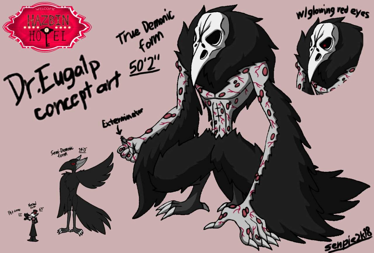 HHOC: Dr.Eugalp's True Demonic Form revealed | Hazbin Hotel (official ...