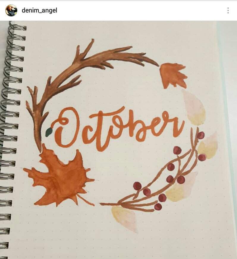 October Bullet Journal Cover Design | Art Amino