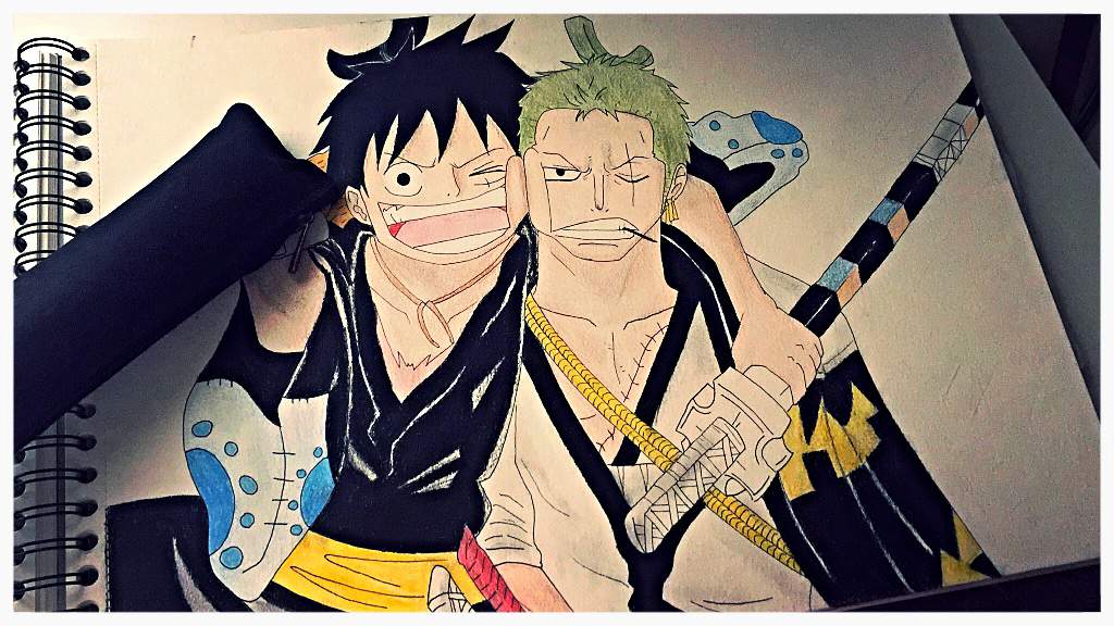 Luffy and Zoro (Wano)🍃 | •One Piece• Amino