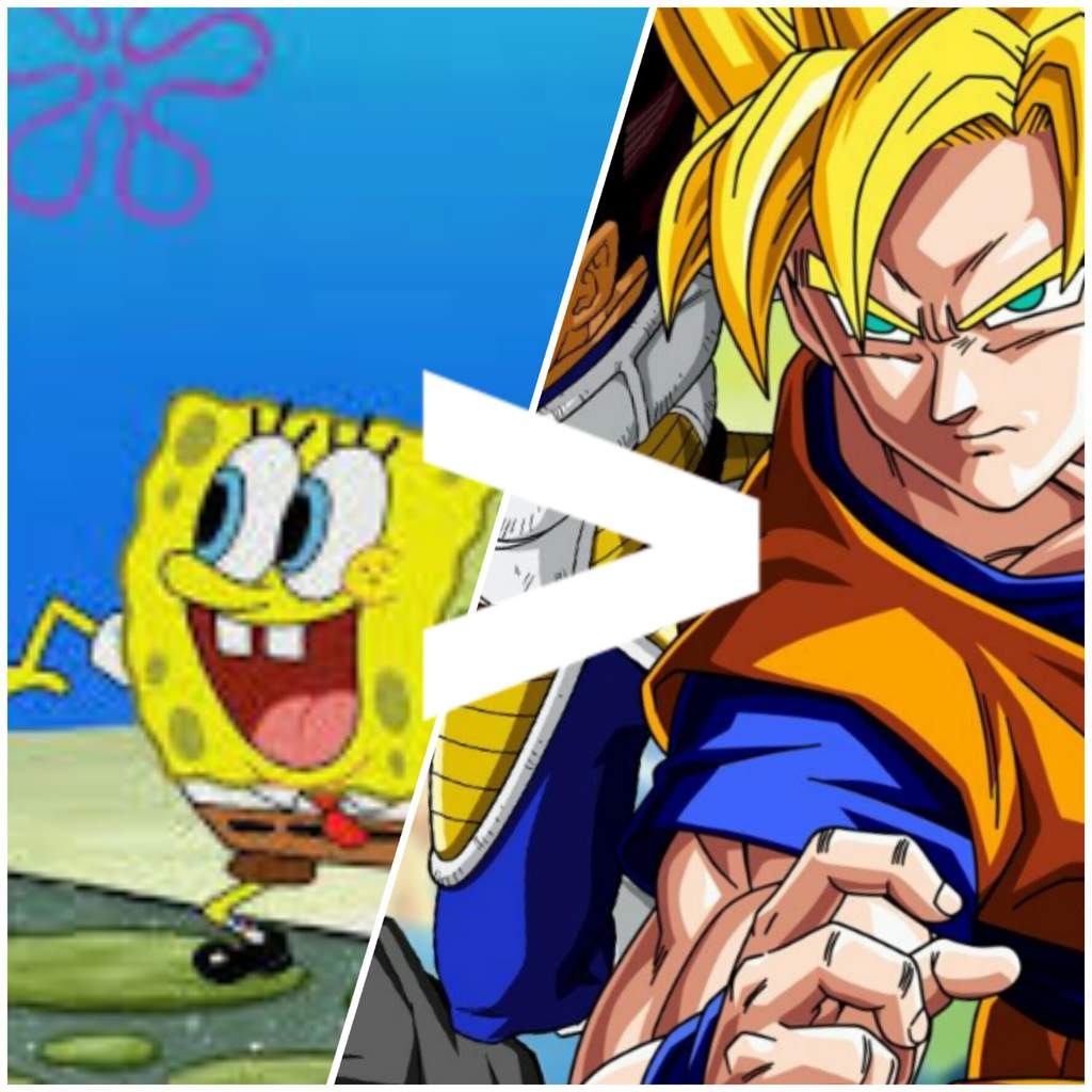 Why Spongebob Is Better Than Dragon Ball Z Dragonballz Amino - anime vs roblox v dragon ball español amino