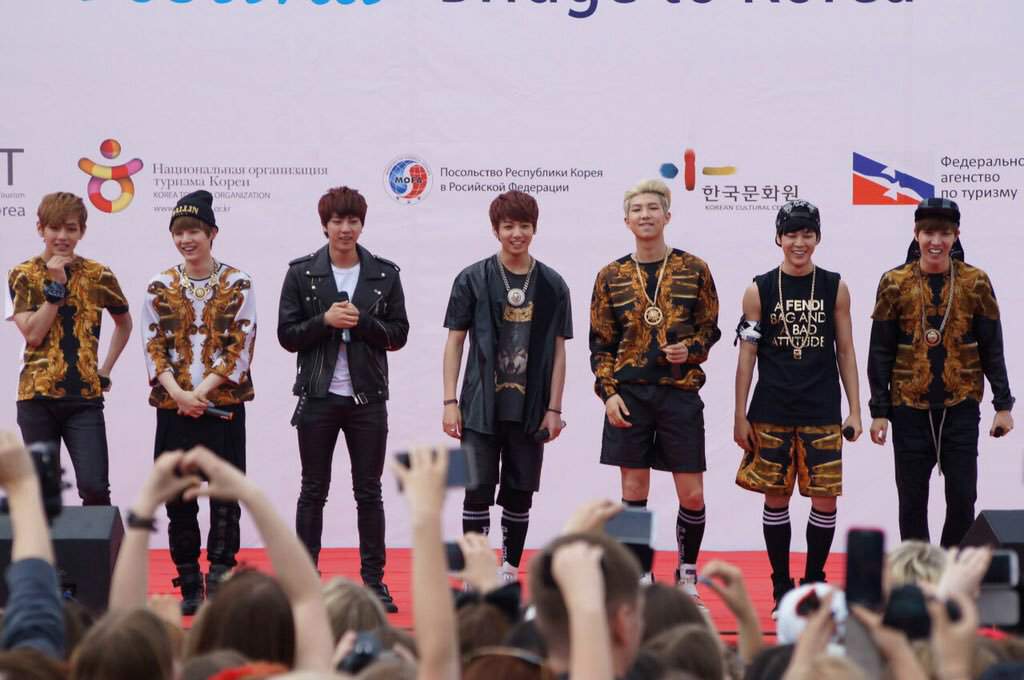 BTS in Moscow, Russia.