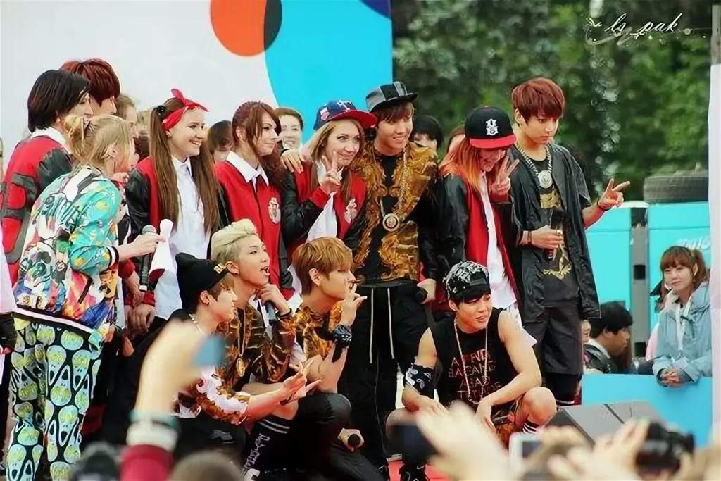 BTS in Moscow, Russia.