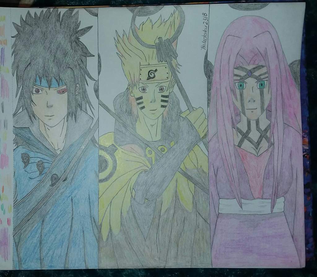 Team 7 Drawing Naruto Amino