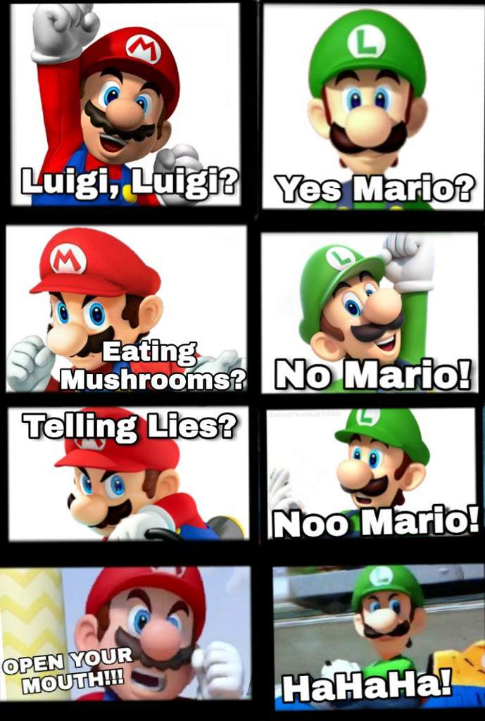 -Luigi Loves Mushrooms | Mario Amino