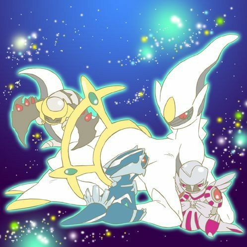 Arceus Dialga Palkia And Giratina Pokemon Amino