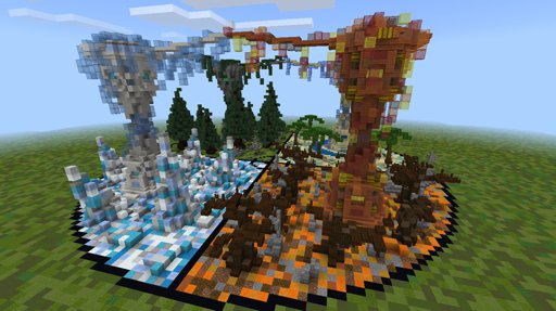 Minecraft seasons. Природа в МАЙНКРАФТЕ постройка. Майнкрафт природа пострйока. Заповедник в МАЙНКРАФТЕ. Природа майнкрафт декор.