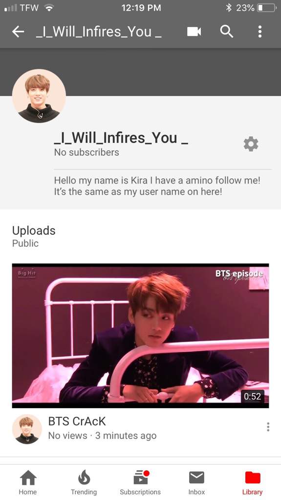 I Just Made A Youtube Channel Please Check It Out Bts