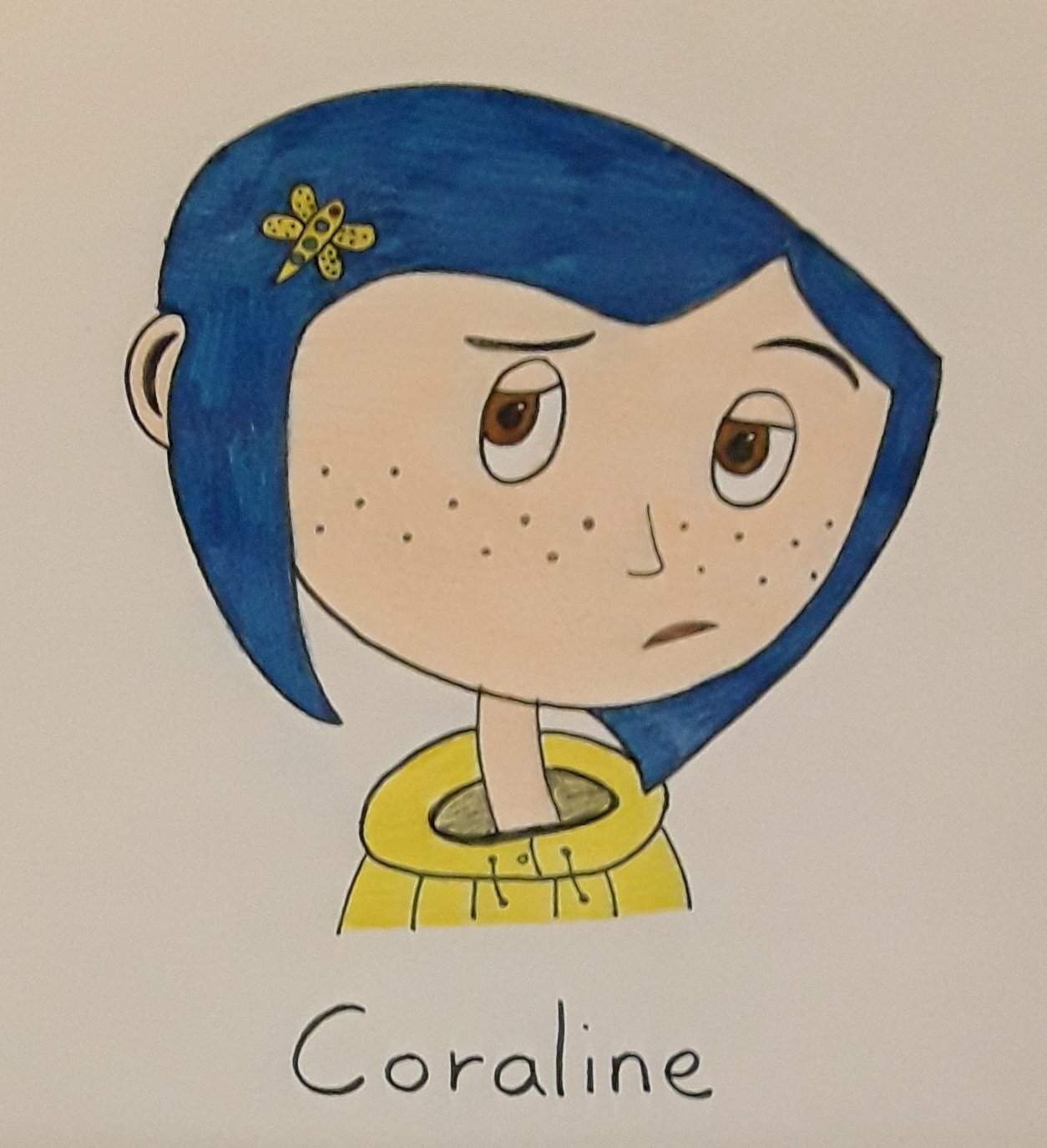 Dibujo de Coraline (a mano) | 「Coraline Oficial Amino❞༄ Amino