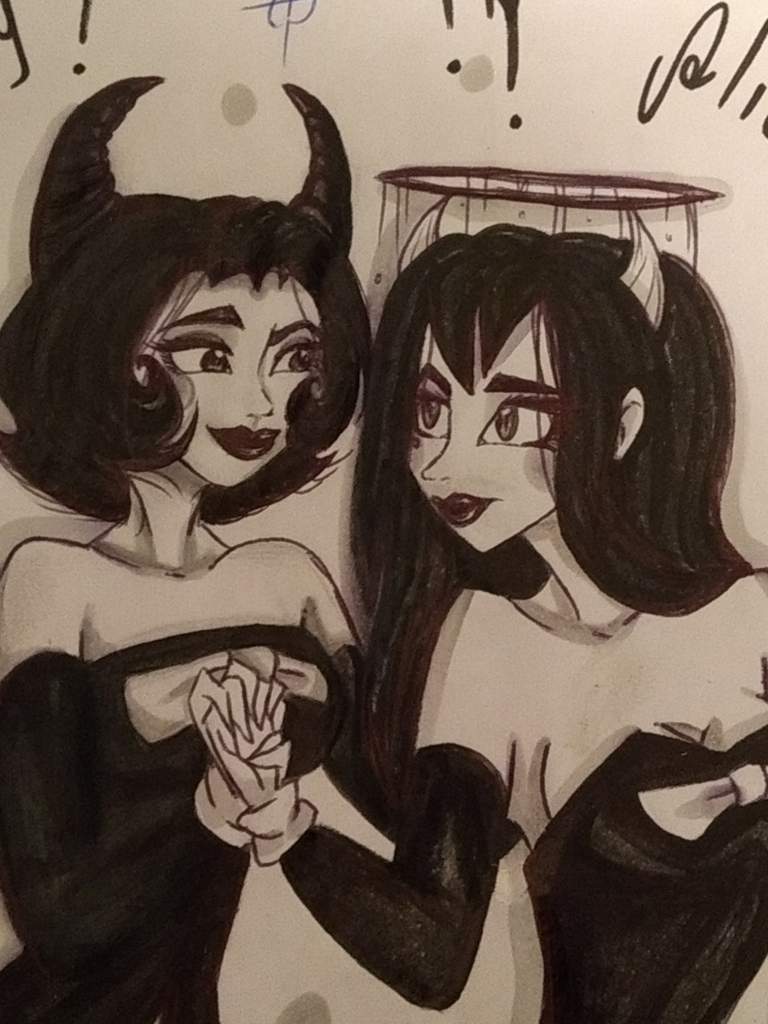 bendy and the ink machine alice angel fan art