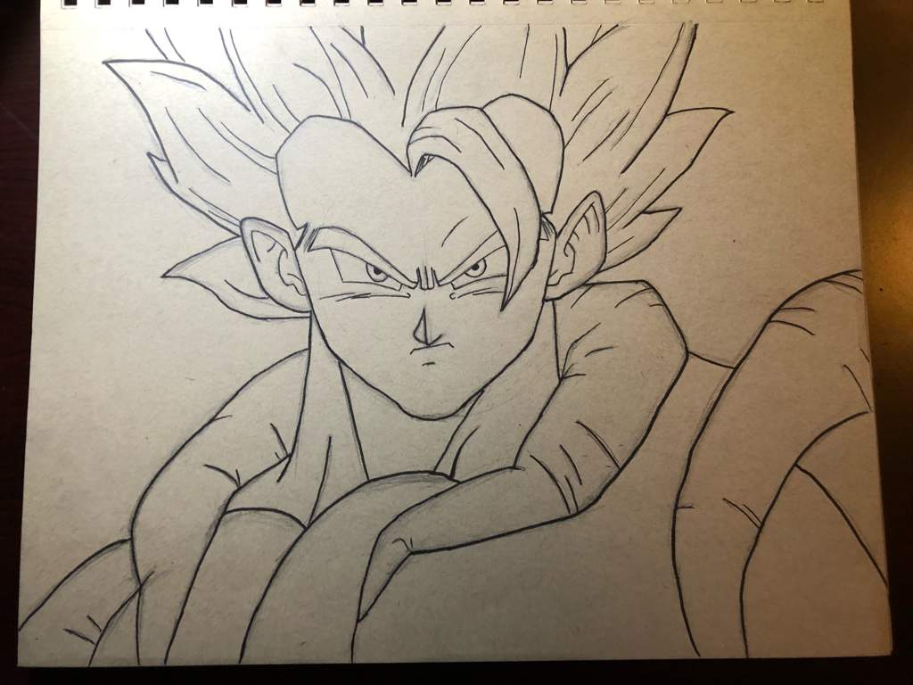 MUI Gogeta Drawing | DragonBallZ Amino