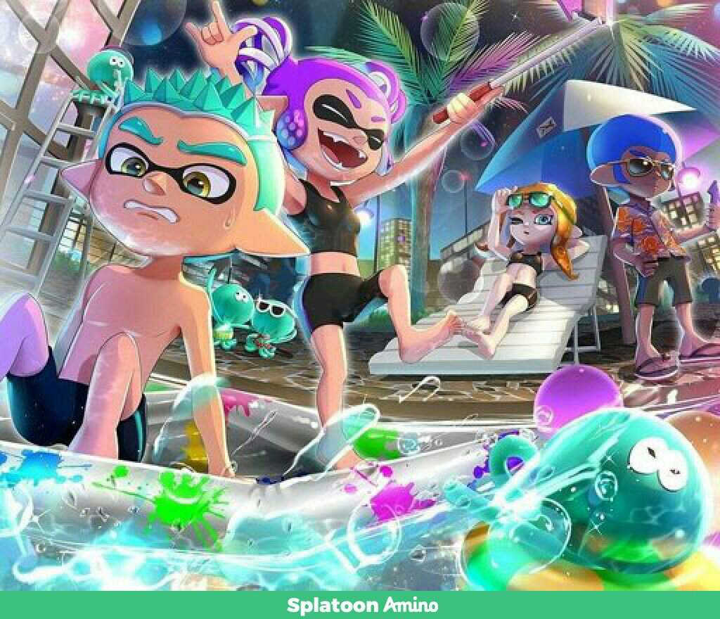 ITS SUMMER IN SPLATOO | Wiki | the splatoon art Amino