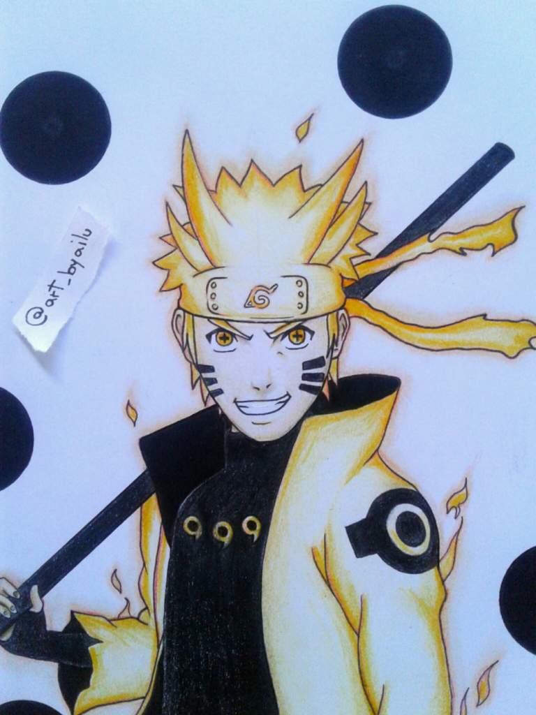 》Dibujo de Naruto - modo sabio de los 6 caminos《 | •Naruamino• Amino