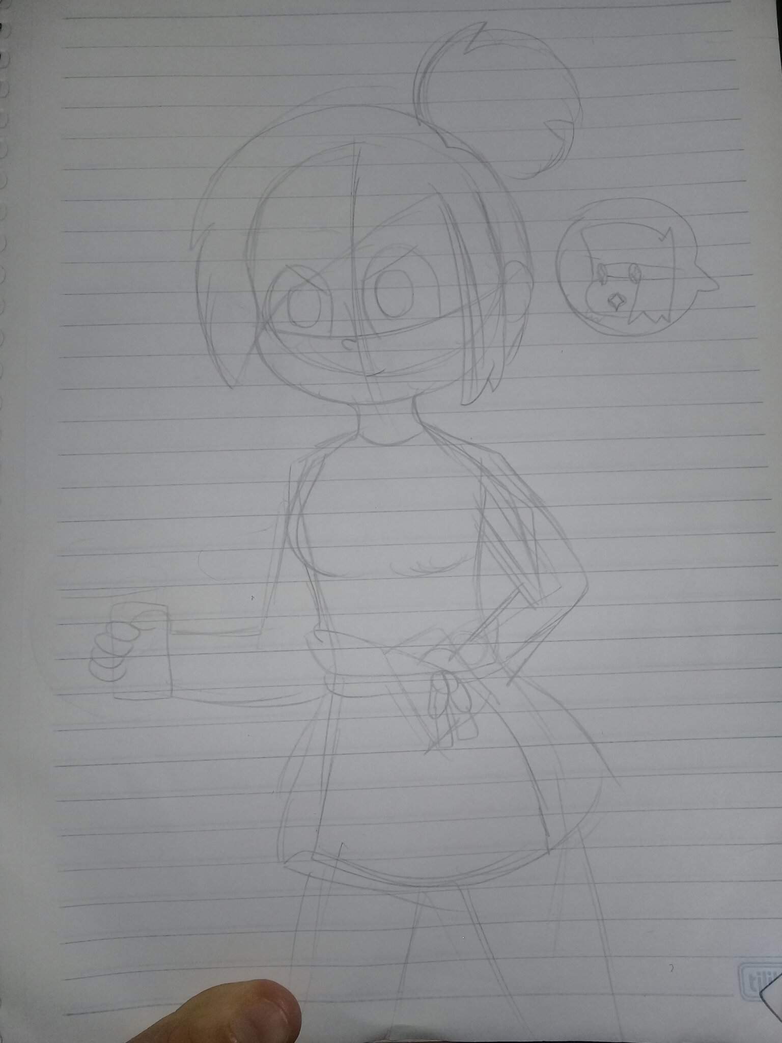 Desenho inacabado da enidia | OK K.O Amino PT-BR™ Amino