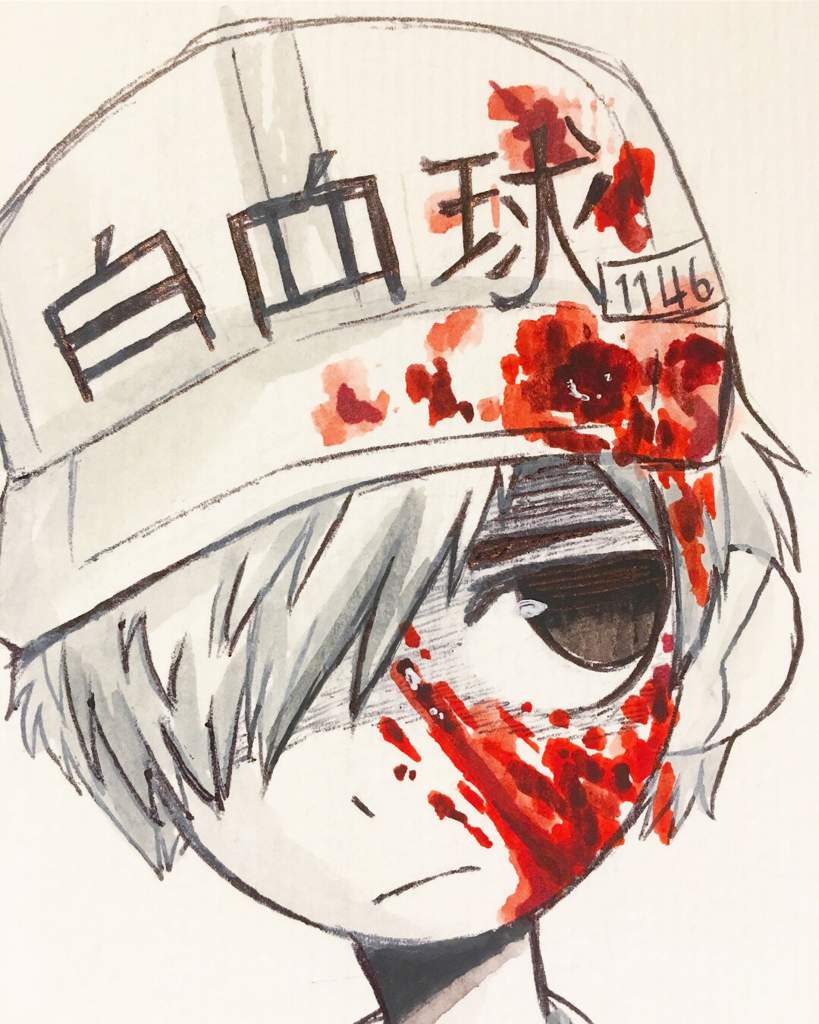 White Blood Cell Fanart Cells At Work Hataraku Saibou Amino