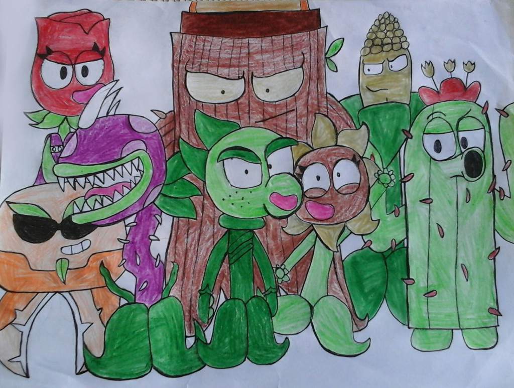 Plantas Del GW2 (Dibujo + procedimiento) | Plants vs. Zombies PvZ