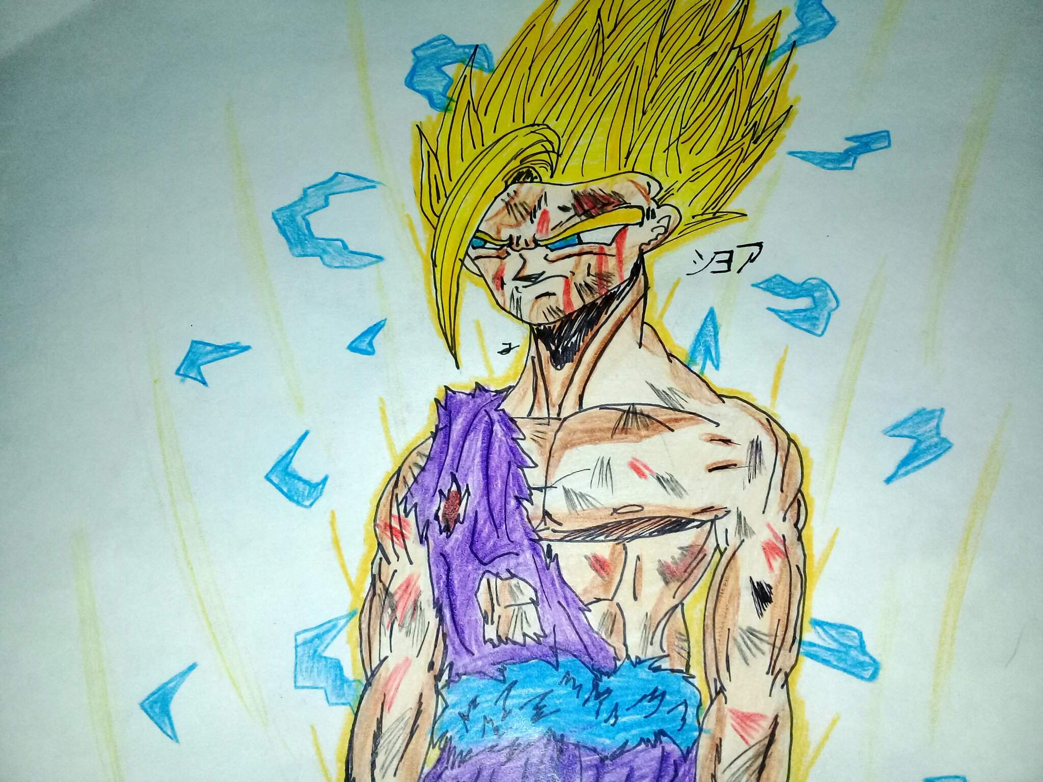 Gohan (niño) SSJ2!!!!! | Dibujos de Dragon Ball. Amino