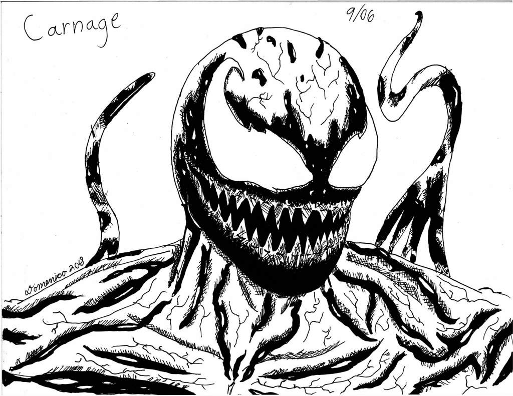 Carnage and Venom drawings | Marvel Amino