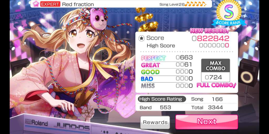I Full Comboed Red Fraction On Expert On My First Try バンドリ Bang Dream Amino