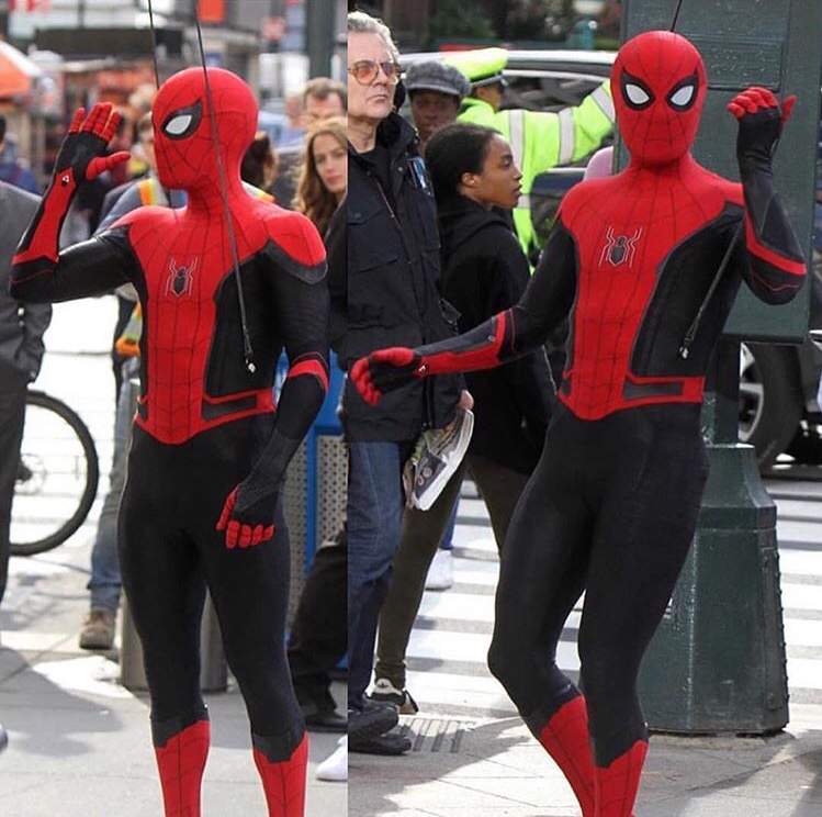 New spiderman far from home scenes with new suit.