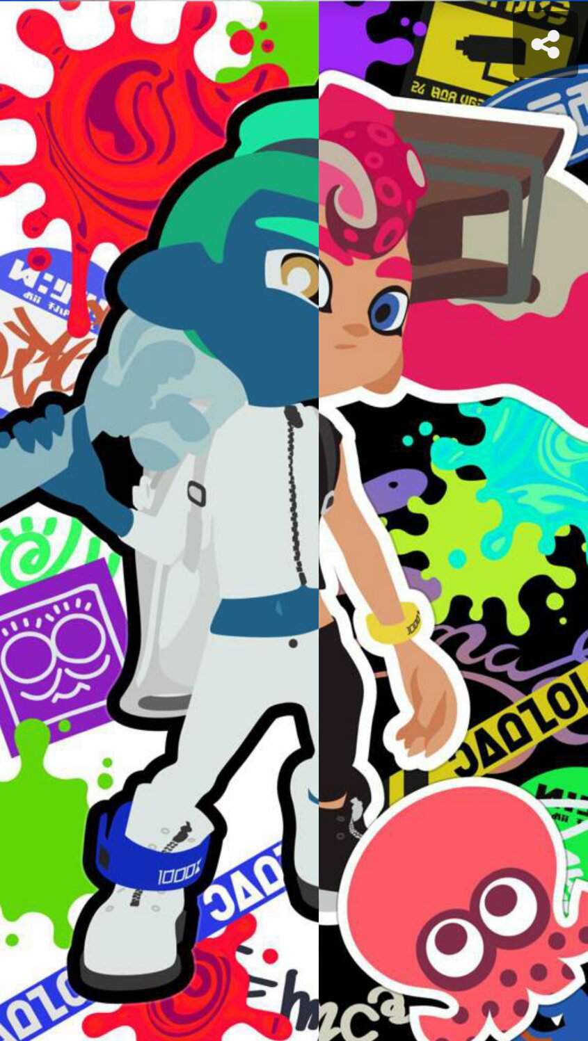 Split inkling/octoling boys | Splatoon Amino