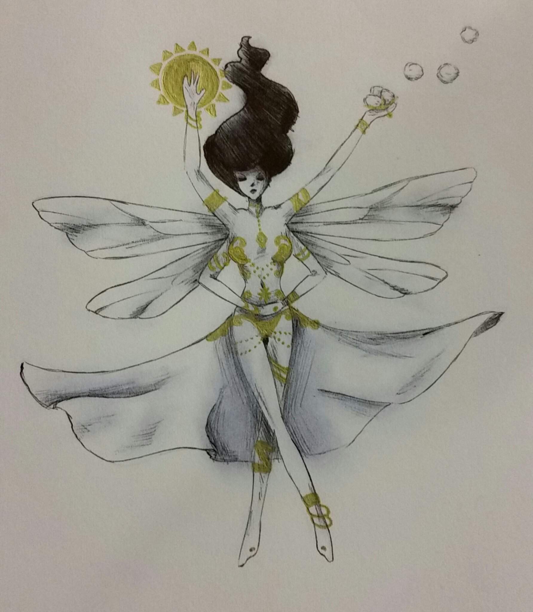 Goddess Fae (Day 12 - Inktober 2018) | Art Amino