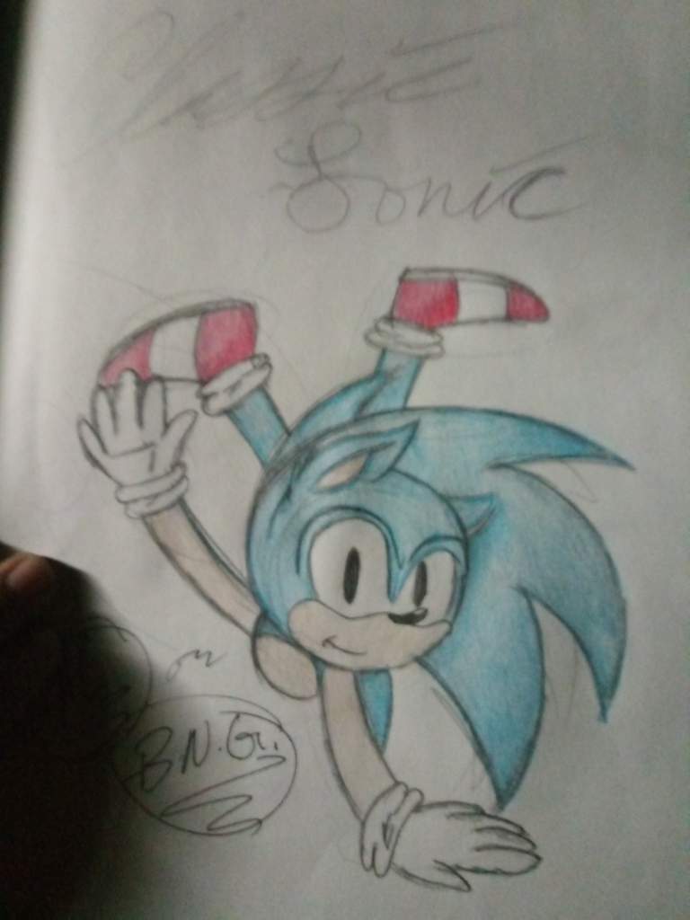 Sonic exe рисовать