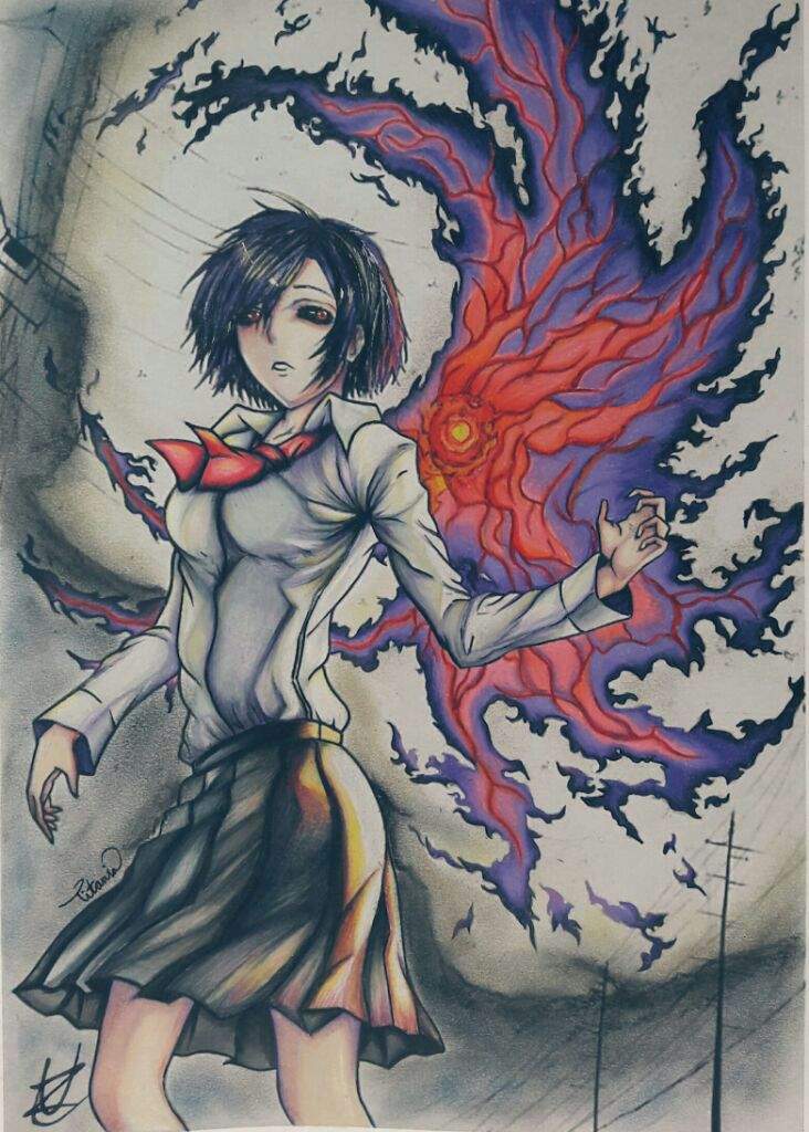 Dibujo de touka kirishima | Arte Anime Amino Amino