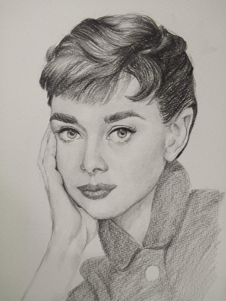 Audrey Hepburn Portrait Sketch Art Amino Please select paper type and size when purchasing. audrey hepburn portrait sketch art amino