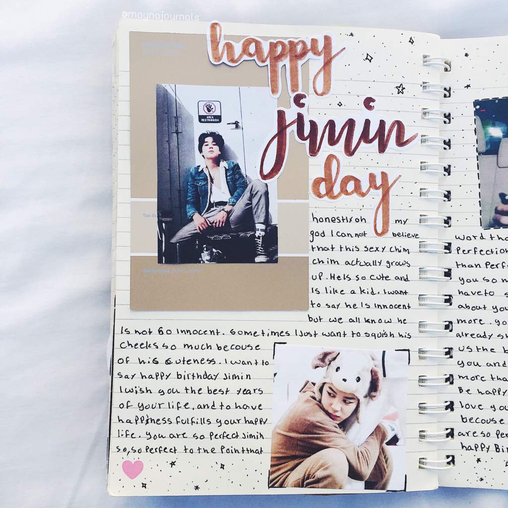 Happy Jimin Day {journal spread} | ARMY's Amino