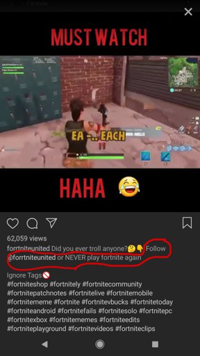 Latest Fortnite Battle Royale Armory Amino - will i never be able to play fortnite again scream scream scream okay but seriously tho these fortnite pages on instagram are threatening us to