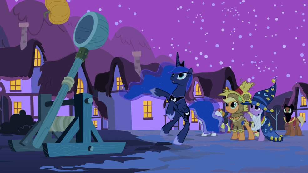 Ночь кошмаров-[IMG=80U]
Ночь кошмаров (англ. Nightmare Night) — ежегодный праздник, который отмечается в Эквестрии и является