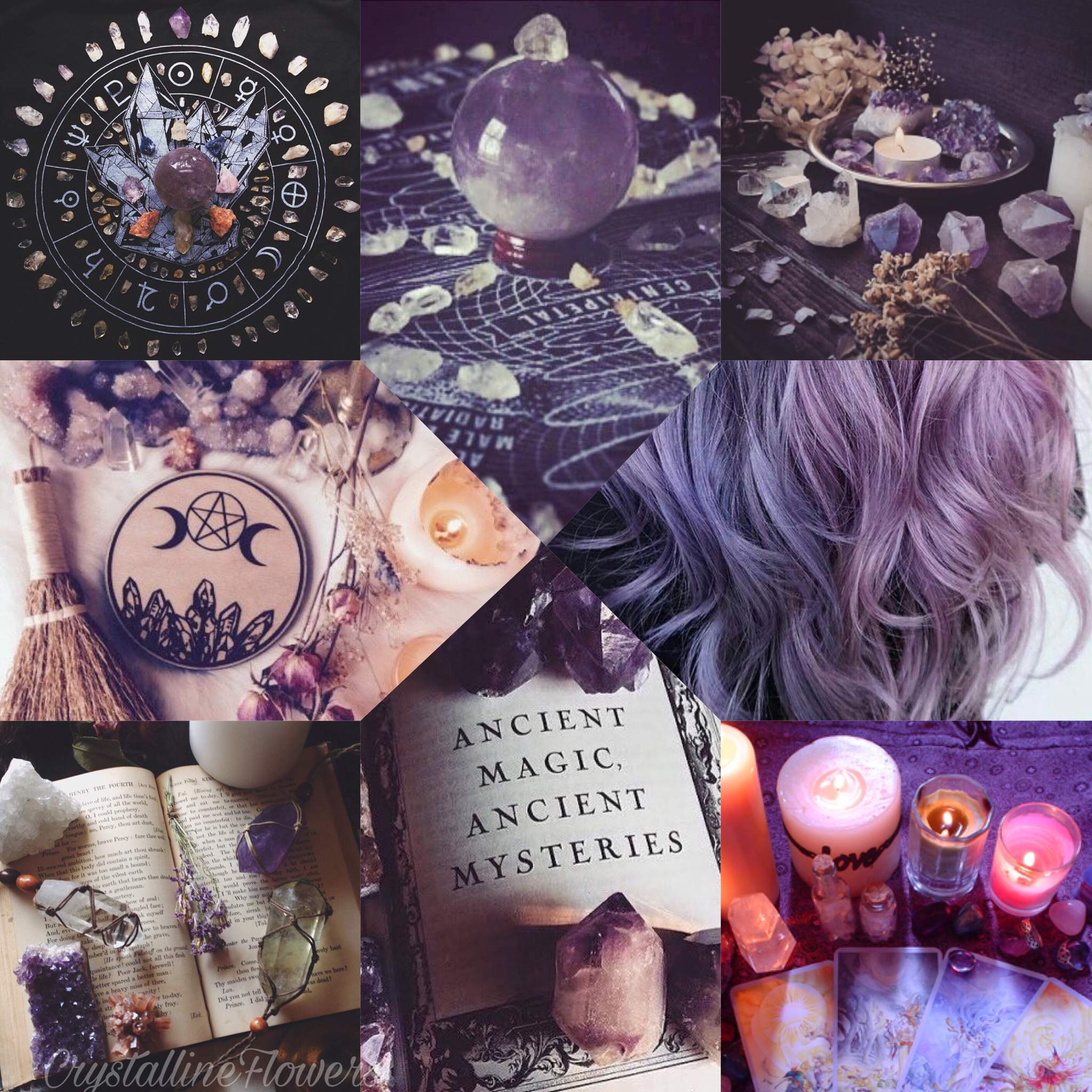 Lilac Crystal Witch Aesthetics | Aesthetic World Amino