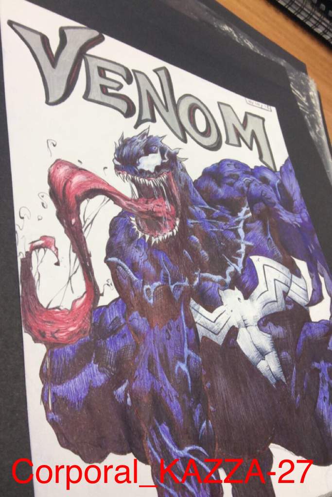 VENOM pen drawing